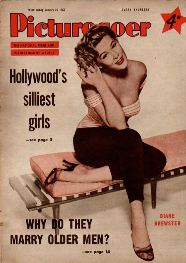 PICTUREGOER magazine side cover Issue 1134  Weekly 26 January 1957