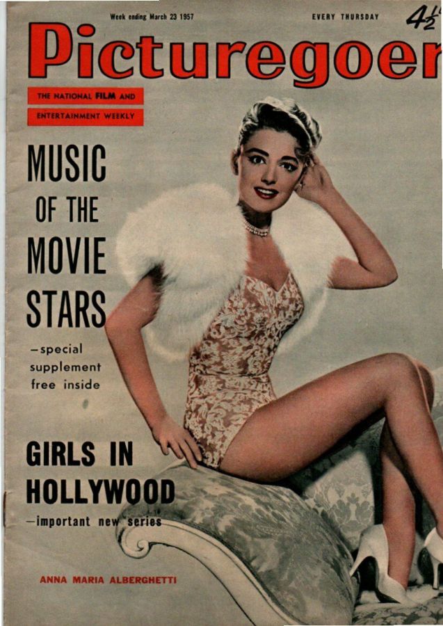 PICTUREGOER magazine side cover Issue 1142  Weekly 23 March 1957