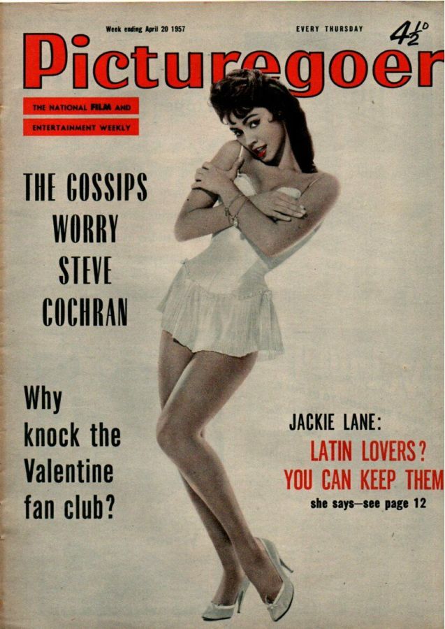 PICTUREGOER magazine side cover Issue 1146  Weekly 20 April 1957