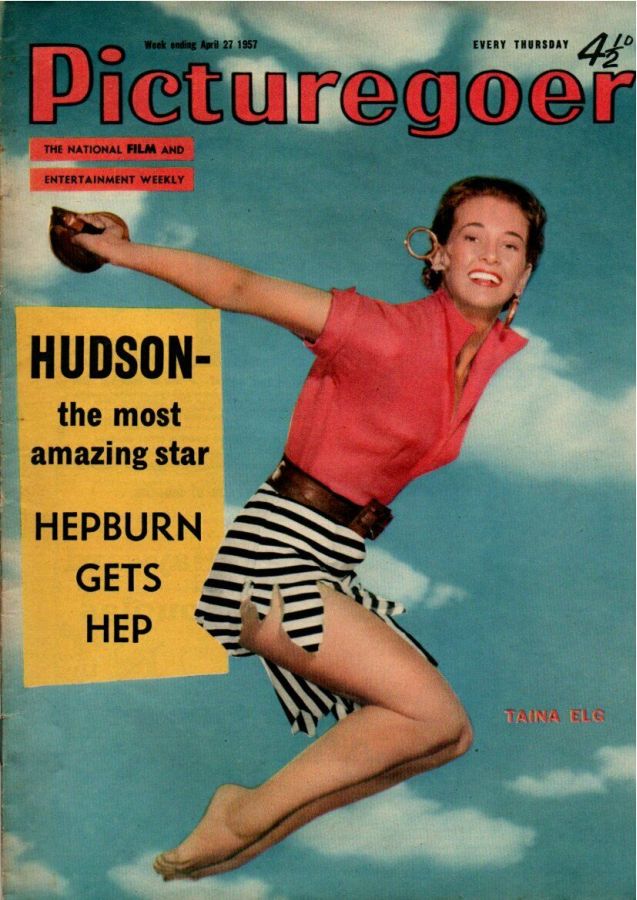 PICTUREGOER magazine side cover Issue 1147  Weekly 27 April 1957