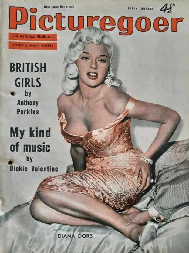PICTUREGOER magazine side cover Issue 1148  Weekly 4 May 1957
