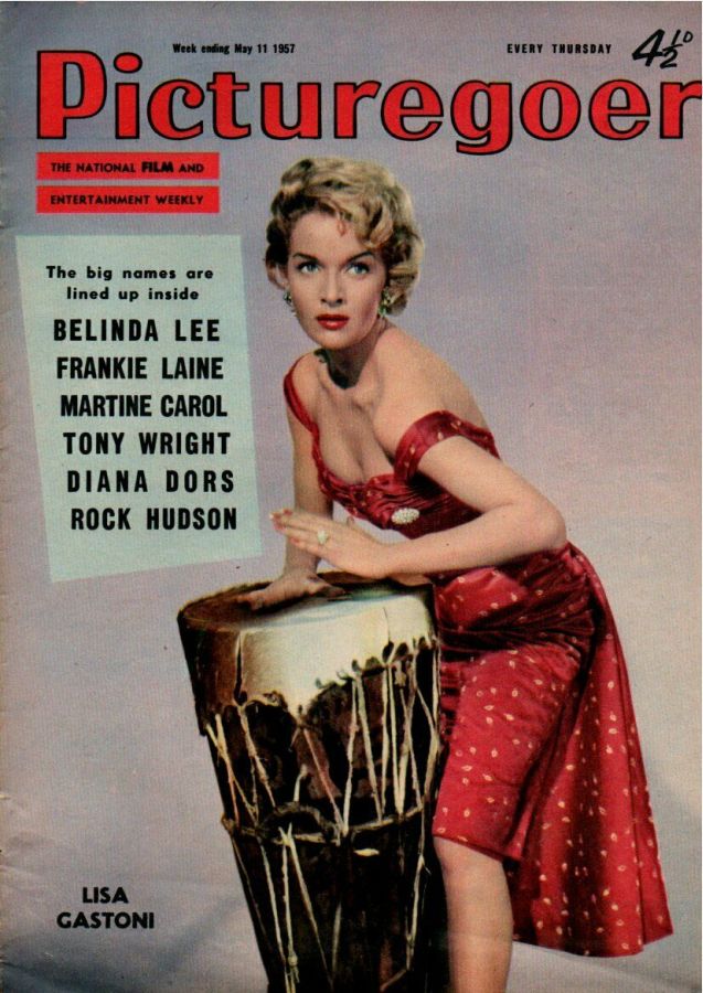PICTUREGOER magazine side cover Issue 1149  Weekly 11 May 1957