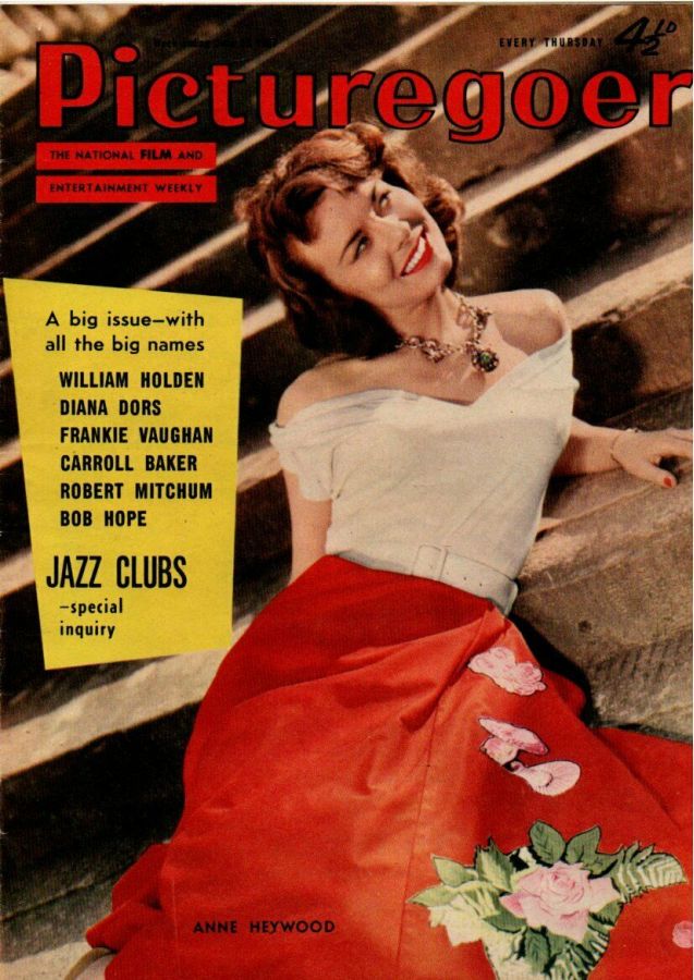 PICTUREGOER magazine side cover Issue 1154  Weekly 15 June 1957