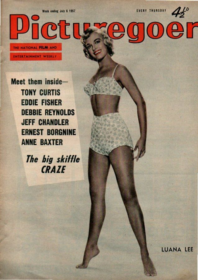 PICTUREGOER magazine side cover Issue 1157  Weekly 6 July 1957
