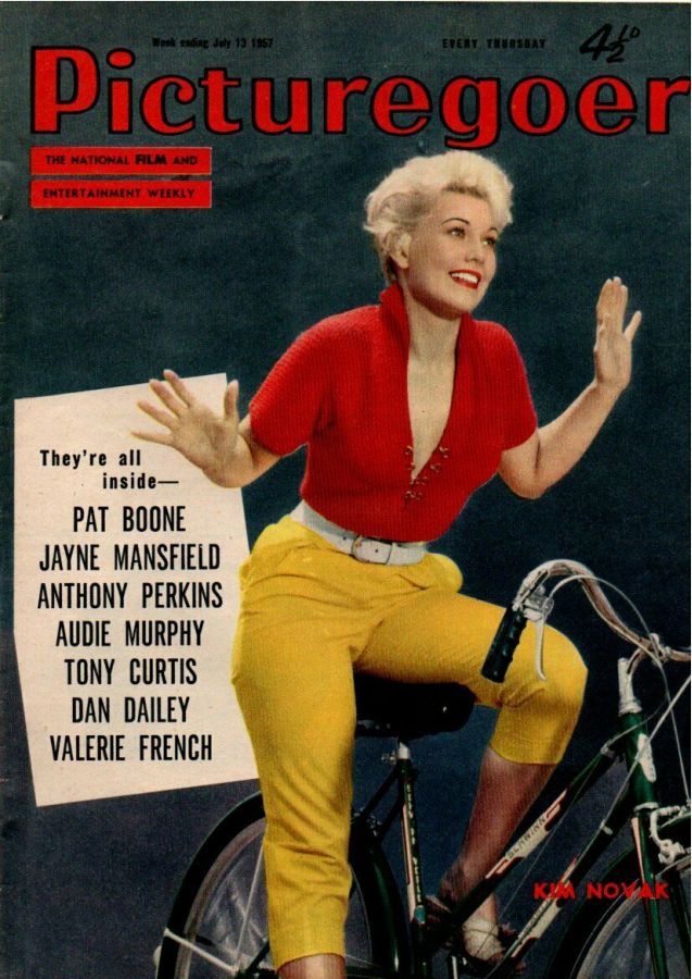 PICTUREGOER magazine side cover Issue 1158  Weekly 13 July 1957