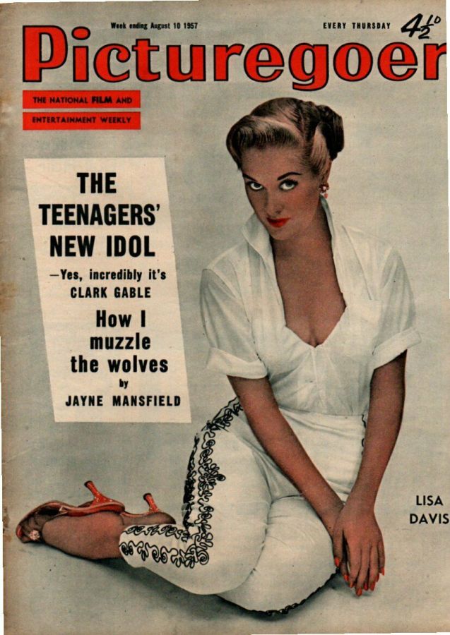 PICTUREGOER magazine side cover Issue 1162  Weekly 10 August 1957