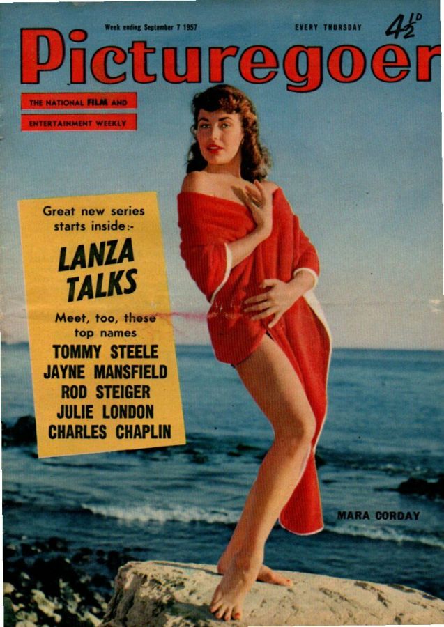 PICTUREGOER magazine side cover Issue 1166  Weekly 7 September 1957