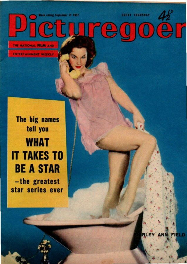 PICTUREGOER magazine side cover Issue 1168  Weekly 21 September 1957