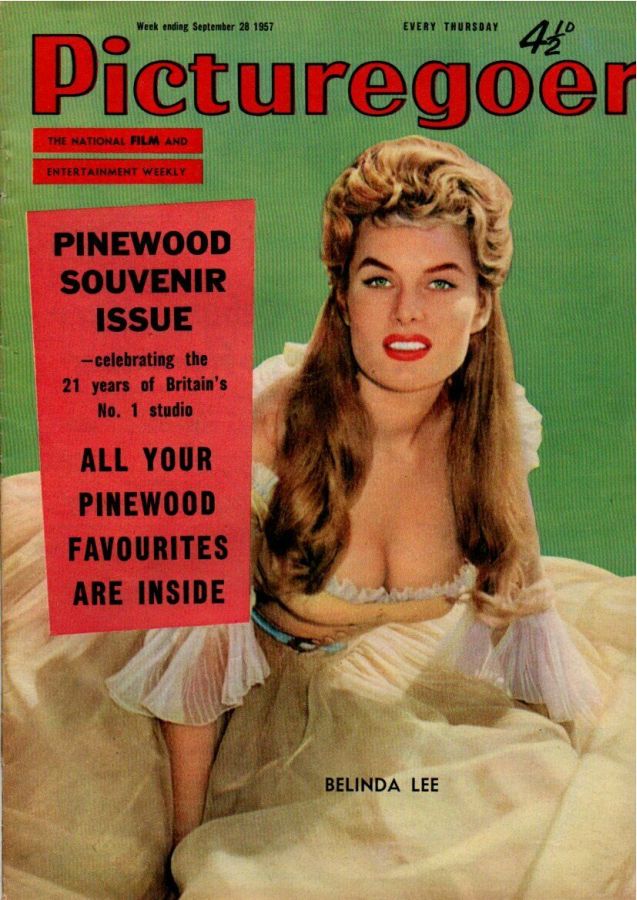 PICTUREGOER magazine side cover Issue 1169  Weekly 28 September 1957