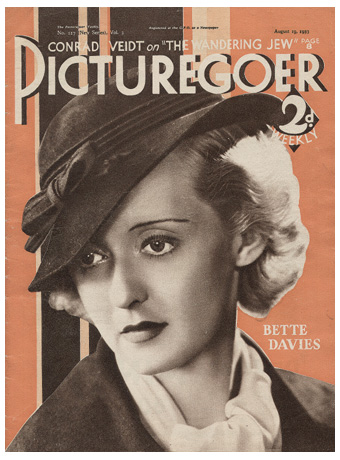 PICTUREGOER magazine side cover Issue 117  Weekly 19 August 1933