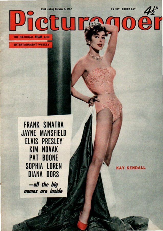 PICTUREGOER magazine side cover Issue 1170  Weekly 5 October 1957