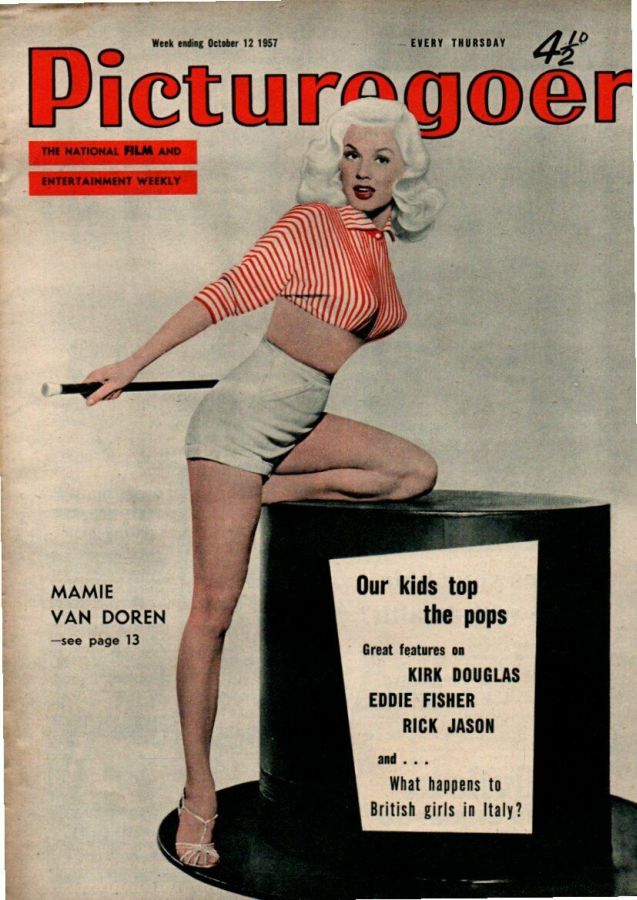 PICTUREGOER magazine side cover Issue 1171  Weekly 12 October 1957