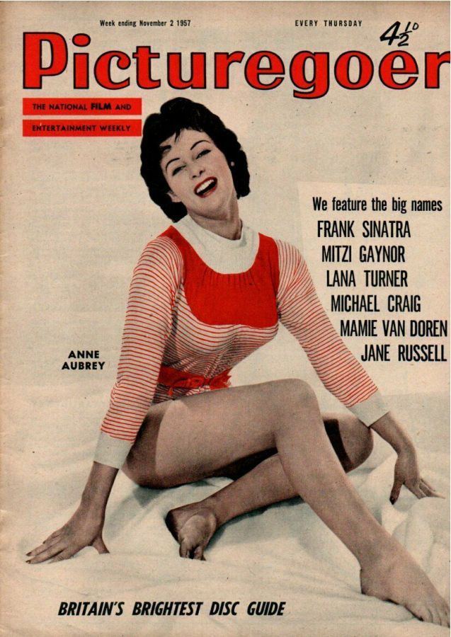 PICTUREGOER magazine side cover Issue 1174  Weekly 2 November 1957