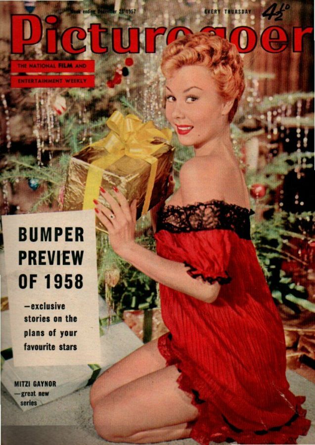 PICTUREGOER magazine side cover Issue 1182  Weekly 28 December 1957