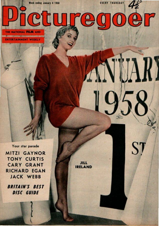PICTUREGOER magazine side cover Issue 1183  Weekly 4 January 1958