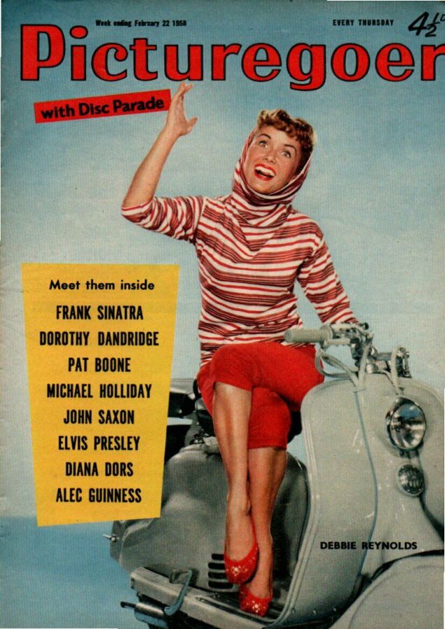 PICTUREGOER magazine side cover Issue 1190  Weekly 22 February 1958