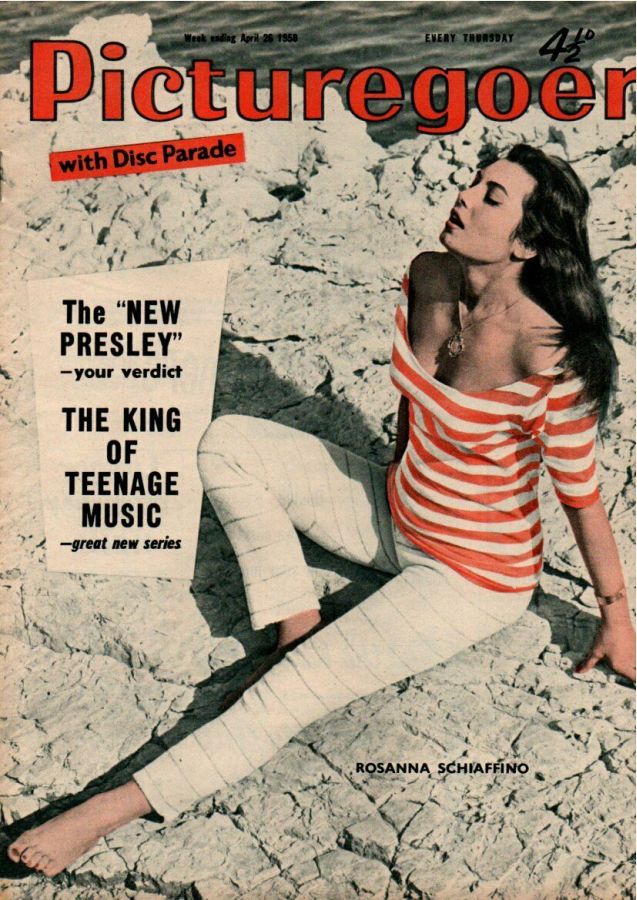 PICTUREGOER magazine side cover Issue 1199  Weekly 26 April 1958