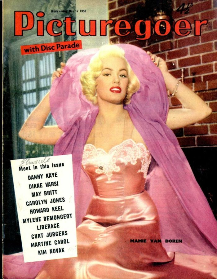 PICTUREGOER magazine side cover Issue 1202  Weekly 17 May 1958