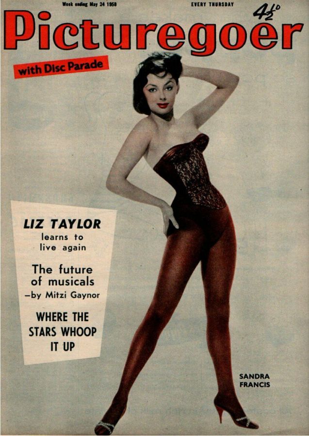 PICTUREGOER magazine side cover Issue 1203  Weekly 24 May 1958