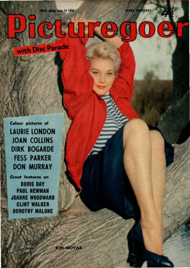 PICTUREGOER magazine side cover Issue 1206  Weekly 14 June 1958