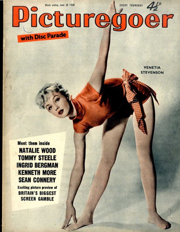 PICTUREGOER magazine side cover Issue 1208  Weekly 28 June 1958
