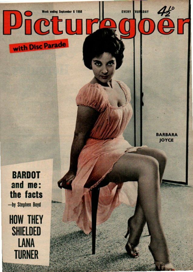 PICTUREGOER magazine side cover Issue 1218  Weekly 6 September 1958