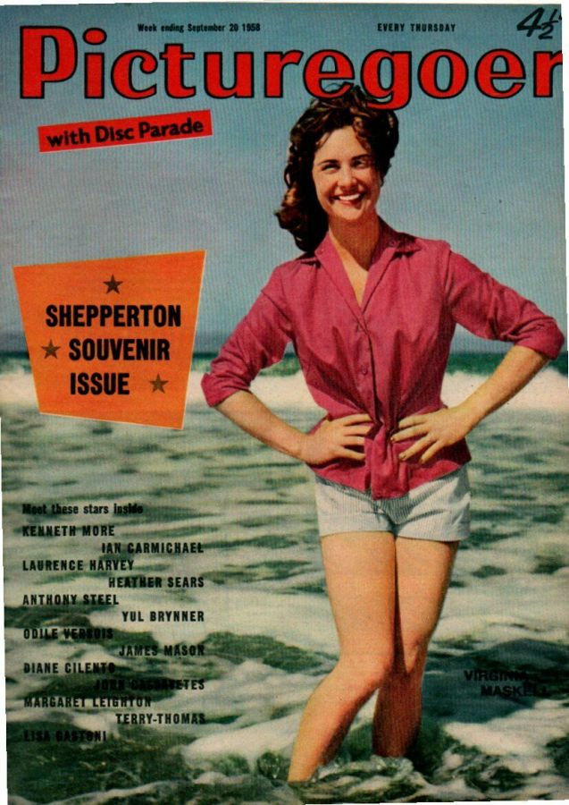 PICTUREGOER magazine side cover Issue 1220  Weekly 20 September 1958
