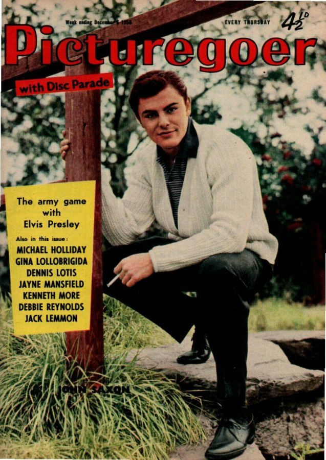 PICTUREGOER magazine side cover Issue 1231  Weekly 6 December 1958
