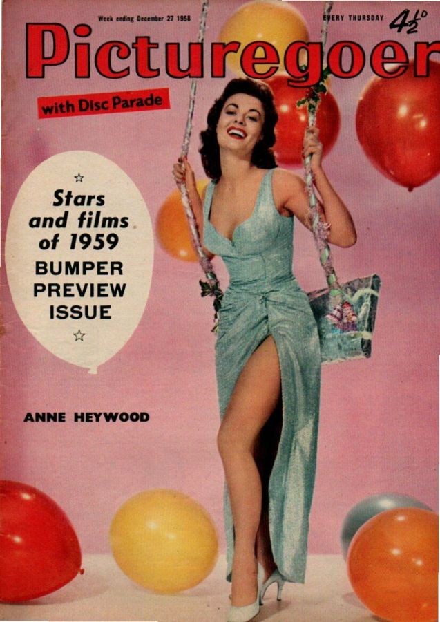 PICTUREGOER magazine side cover Issue 1234  Weekly 27 December 1958