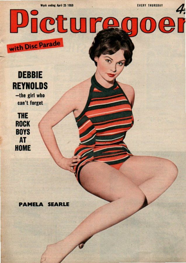 PICTUREGOER magazine side cover Issue 1251  Weekly 25 April 1959