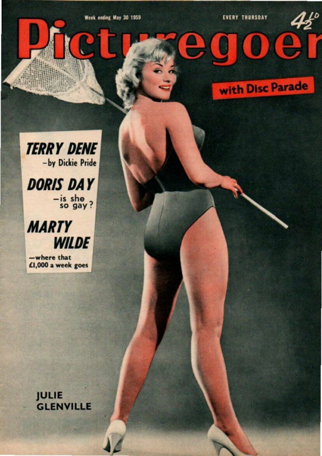 PICTUREGOER magazine side cover Issue 1256  Weekly 30 May 1959