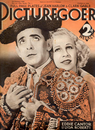 PICTUREGOER magazine side cover Issue 126  Weekly 21 October 1933