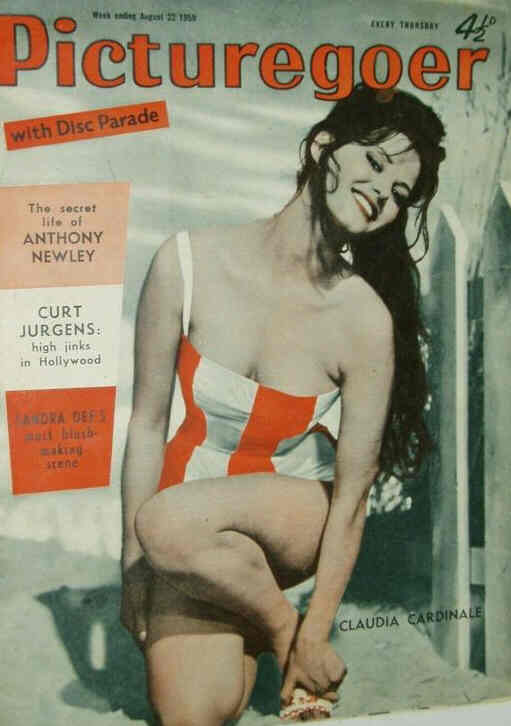 PICTUREGOER magazine side cover Issue 1261  Weekly 22 August 1959