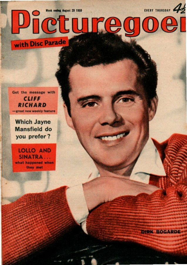 PICTUREGOER magazine side cover Issue 1262  Weekly 29 August 1959