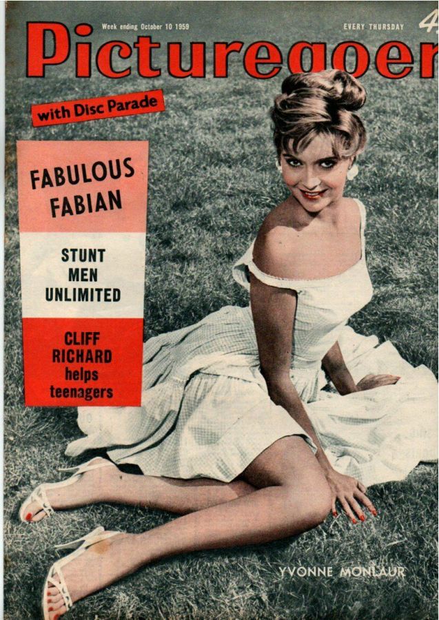 PICTUREGOER magazine side cover Issue 1268  Weekly 10 October 1959
