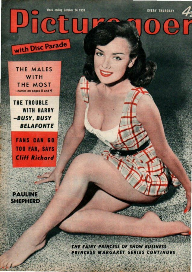 PICTUREGOER magazine side cover Issue 1270  Weekly 24 October 1959