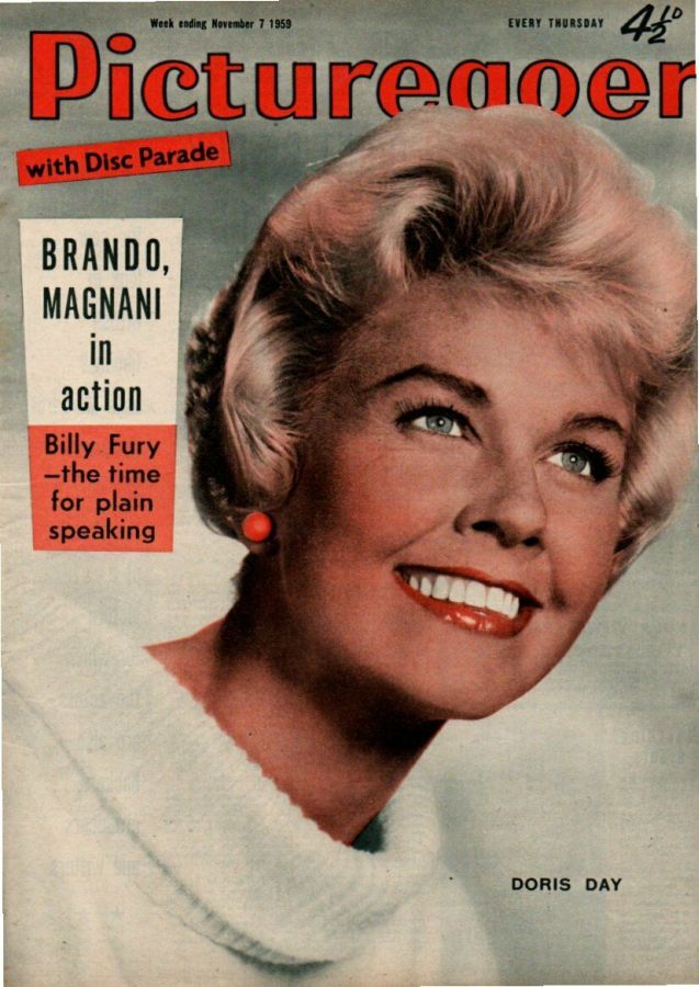 PICTUREGOER magazine side cover Issue 1272  Weekly 7 November 1959