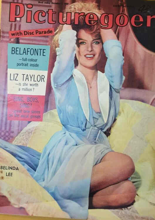 PICTUREGOER magazine side cover Issue 1276  Weekly 5 December 1959