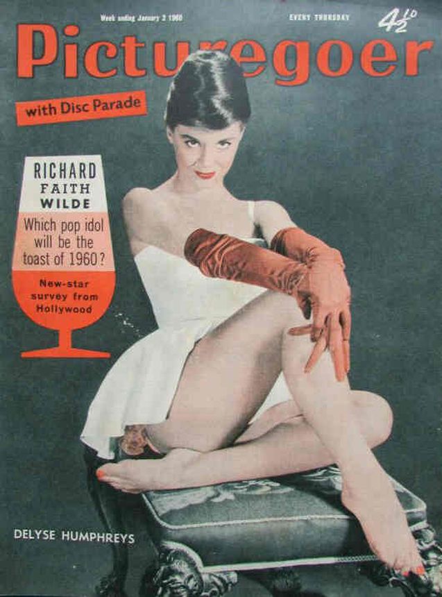PICTUREGOER magazine side cover Issue 1280  Weekly 2 January 1960