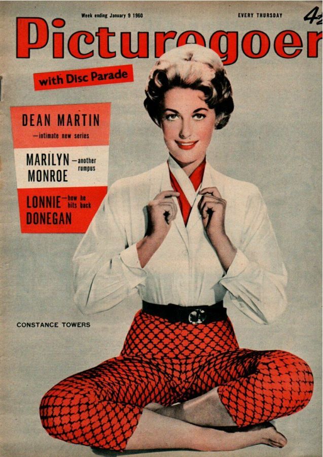 PICTUREGOER magazine side cover Issue 1281  Weekly 9 January 1960