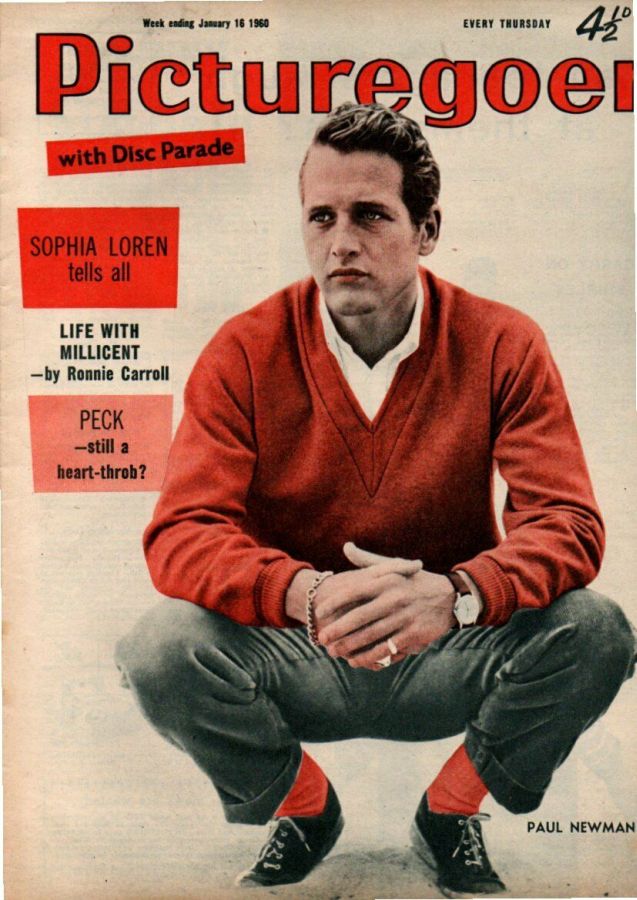 PICTUREGOER magazine side cover Issue 1282  Weekly 16 January 1960