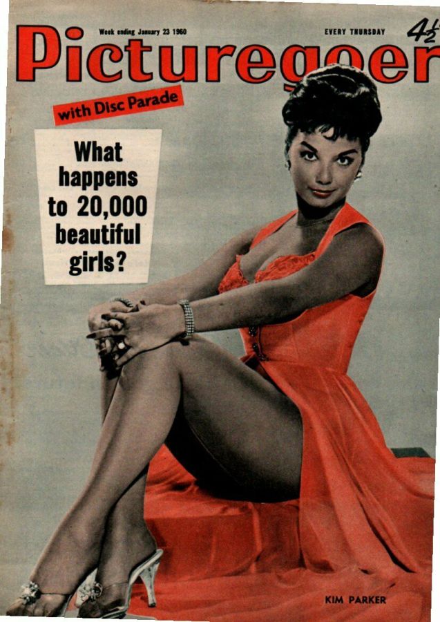 PICTUREGOER magazine side cover Issue 1283  Weekly 23 January 1960
