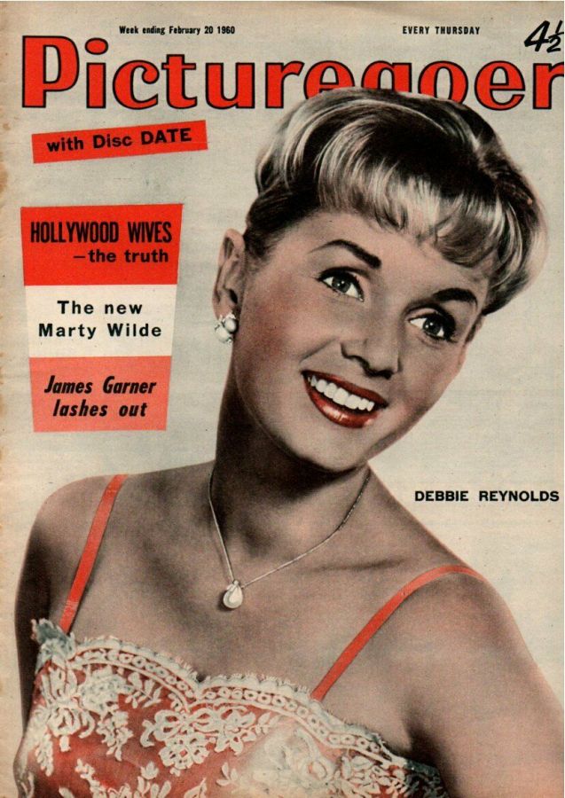 PICTUREGOER magazine side cover Issue 1287  Weekly 20 February 1960