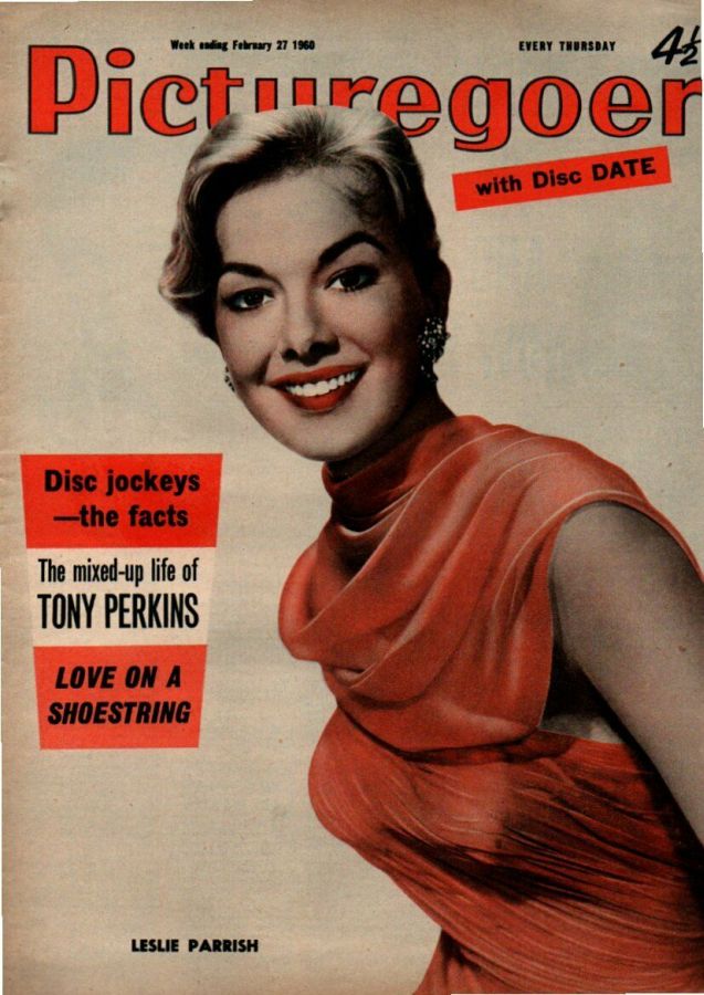 PICTUREGOER magazine side cover Issue 1288  Weekly 27 February 1960