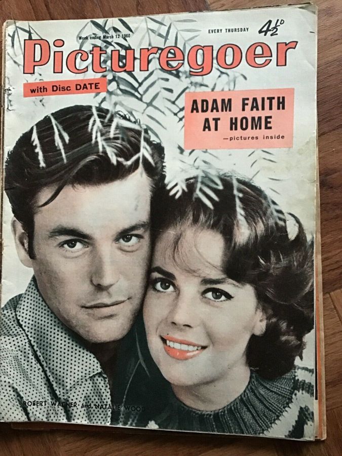 PICTUREGOER magazine side cover Issue 1290  Weekly 12 March 1960