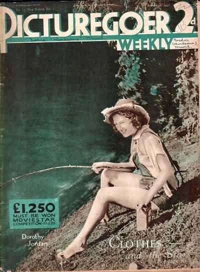 PICTUREGOER magazine side cover Issue 13  Weekly 22 August 1931