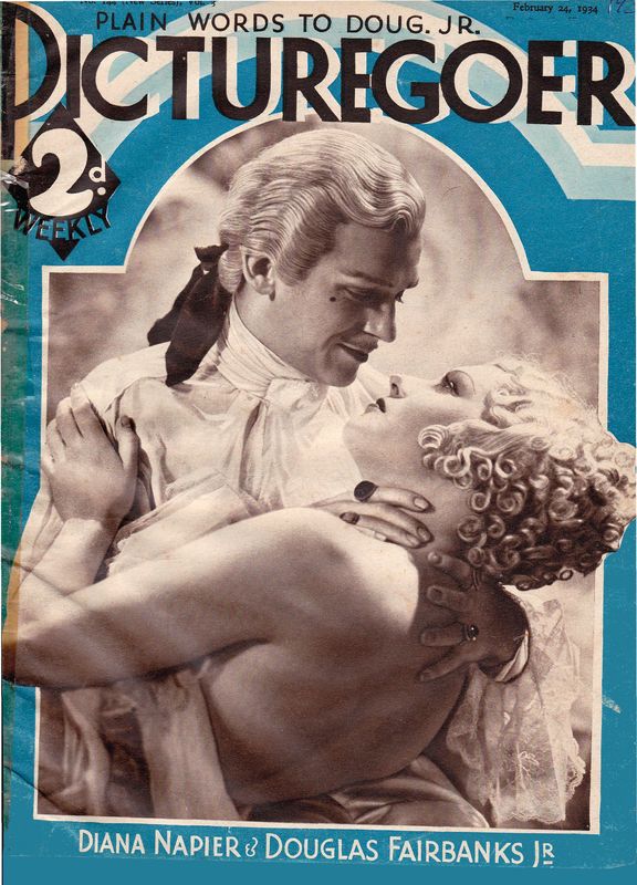 PICTUREGOER magazine side cover Issue 144  Weekly 24 February 1934