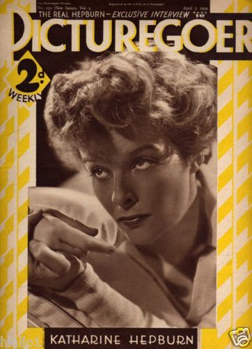 PICTUREGOER magazine side cover Issue 150  Weekly 7 April 1934