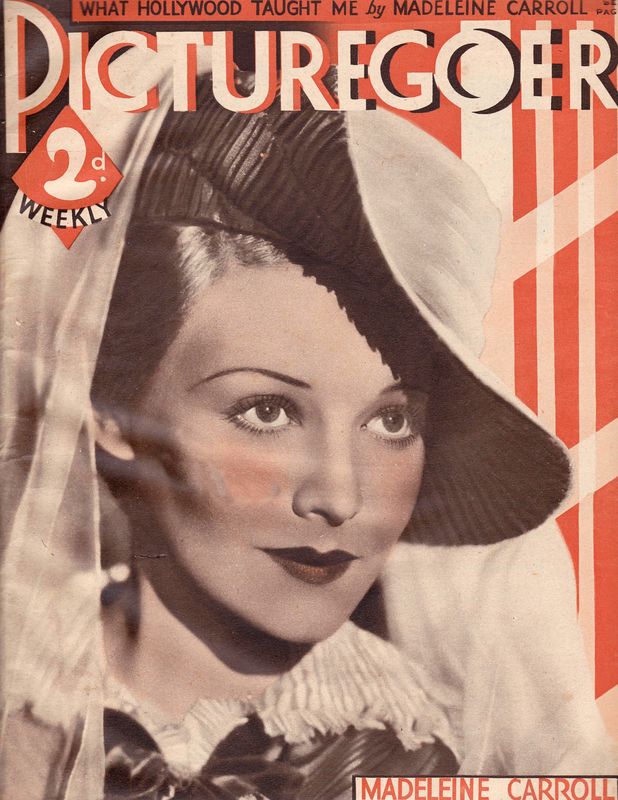 PICTUREGOER magazine side cover Issue 158  Weekly 2 June 1934