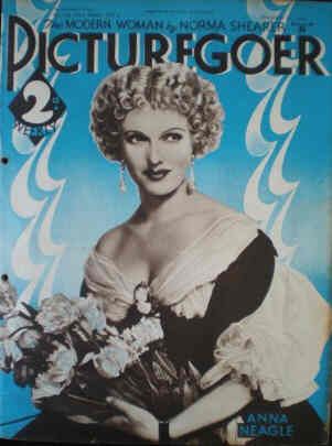 PICTUREGOER magazine side cover Issue 174  Weekly 22 September 1934